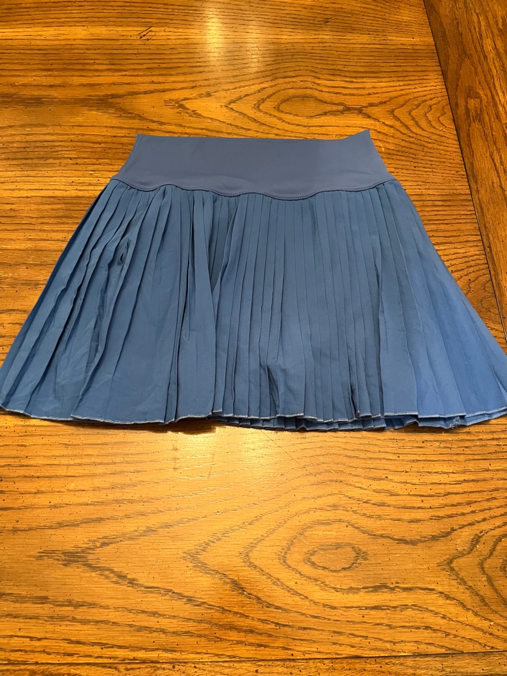 Santiny‎ Pleated Blue Women's Skirt, size small